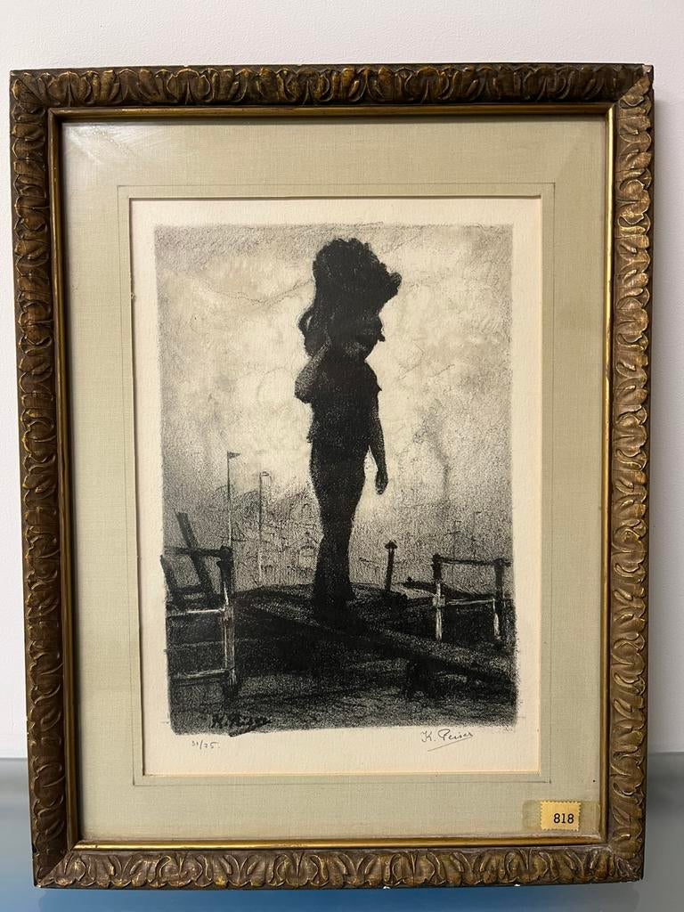 Ets Kurt Peiser - 31/75, Antiek en Kunst, Kunst | Etsen en Gravures, Ophalen of Verzenden