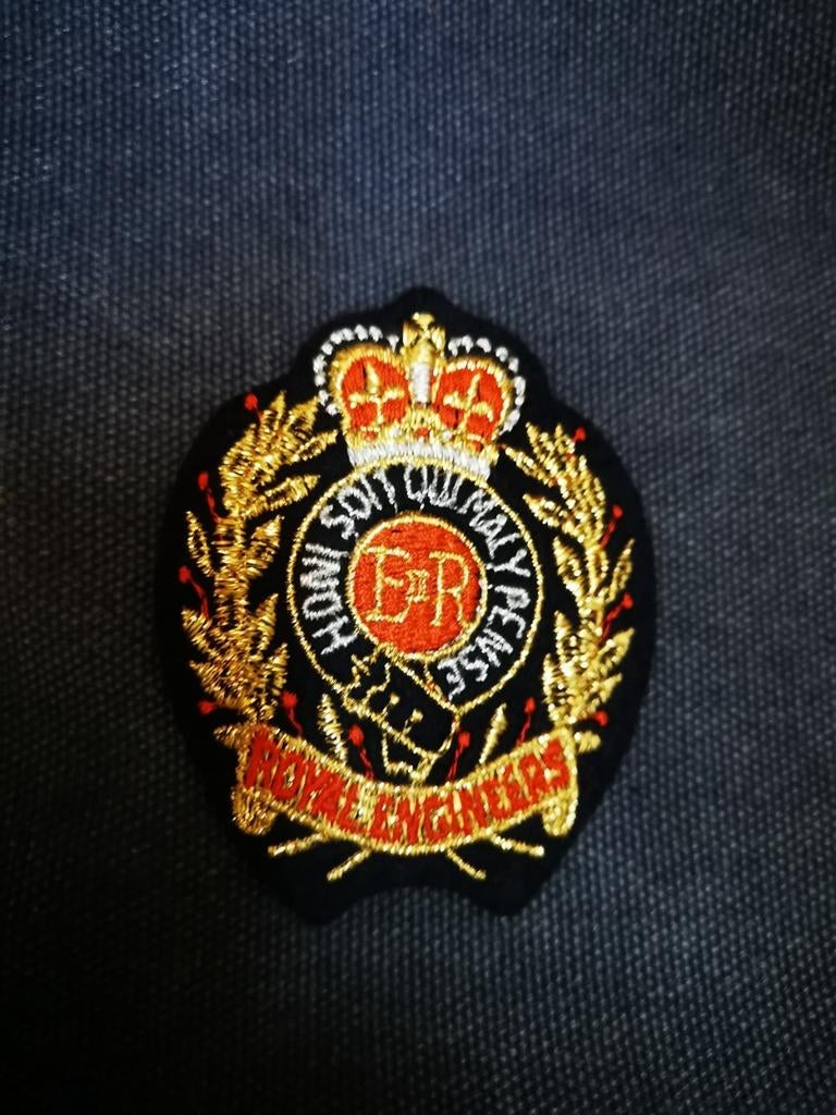 Royal Engineers Blazer Badge (Koningin's Kroon), Ophalen of Verzenden