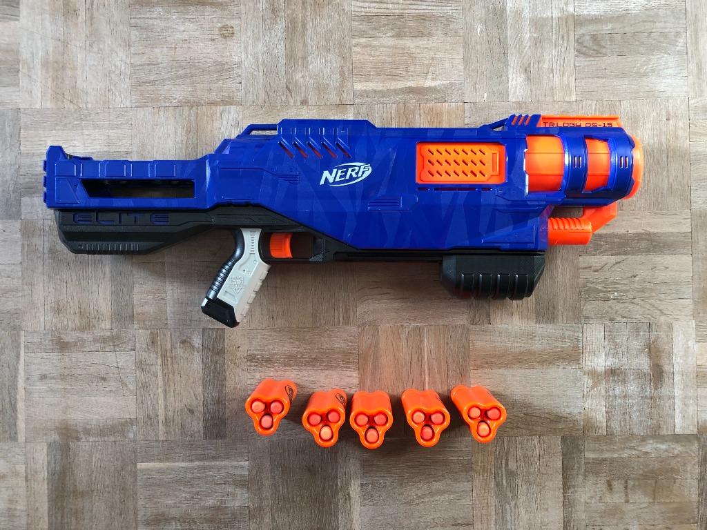 Nerf Elite Trilogy DS-15 - cartouches comprises, Enlèvement, Comme neuf