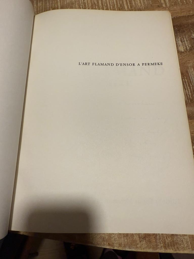 L'art flamand d'Ensor à Permeke à l'Orangerie / Paris - Edit, Gelezen, Ophalen of Verzenden, Paul Haesaerts, Schilder- en Tekenkunst