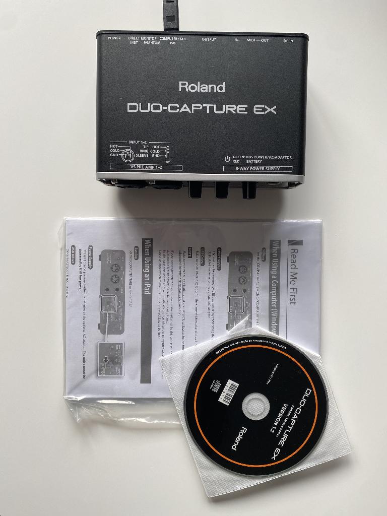 Roland DUO-CAPTURE EX (Audio+MIDI interface) + ABLETON, Enlèvement ou Envoi, Comme neuf, Audio