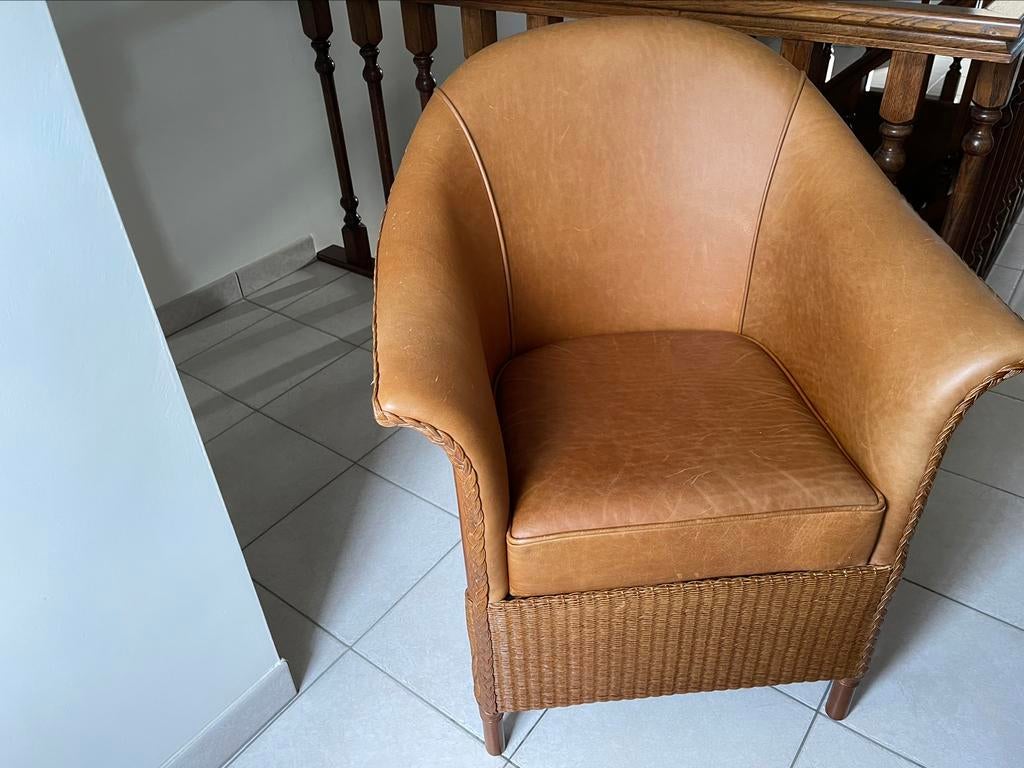 Luxe salon zetel ( fauteuil ) 175 euro, Huis en Inrichting, Ophalen, Zo goed als nieuw, Leer
