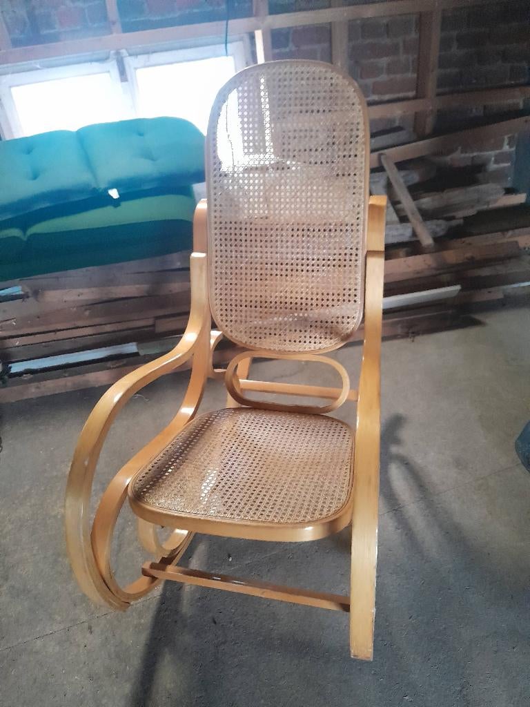 Fauteuil à bascule à vendre, Brun, Enlèvement, Utilisé, Bois