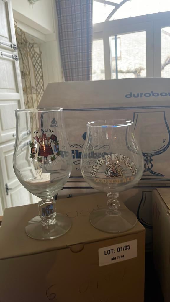 Glazen, Ophalen, Nieuw