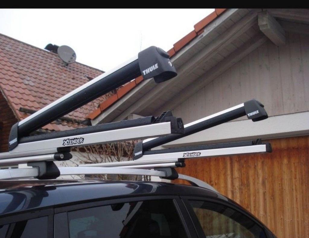Thule Xtender 739 uitschuifbaar 6 paar ski's of 4 snowboard, Auto diversen, Dakdragers, Ophalen of Verzenden, Nieuw