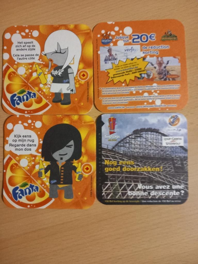 Sous-bocks Fanta (40), Collections, Enlèvement ou Envoi, Comme neuf