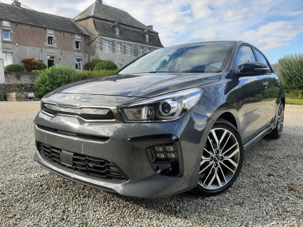 Kia Rio 1.0 T-GDI GT Line année 2023 garantie 5 ans, Autos, Argent ou Gris, Achat, Euro 6, Garantie prolongée