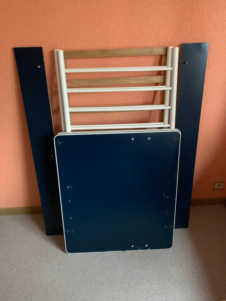 LIT D'ENFANT A DEUX NIVEAUX, Matelas, Moins de 70 cm, Enlèvement, Utilisé