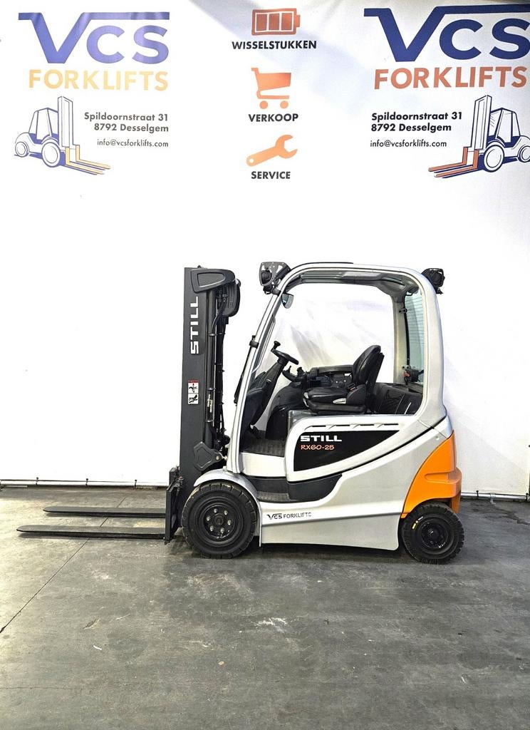 STILL HEFTRUCK 2,5t 1936uren triplex 4,7m als nieuw, Zakelijke goederen, Ophalen, Still, Heftruck, Elektrisch