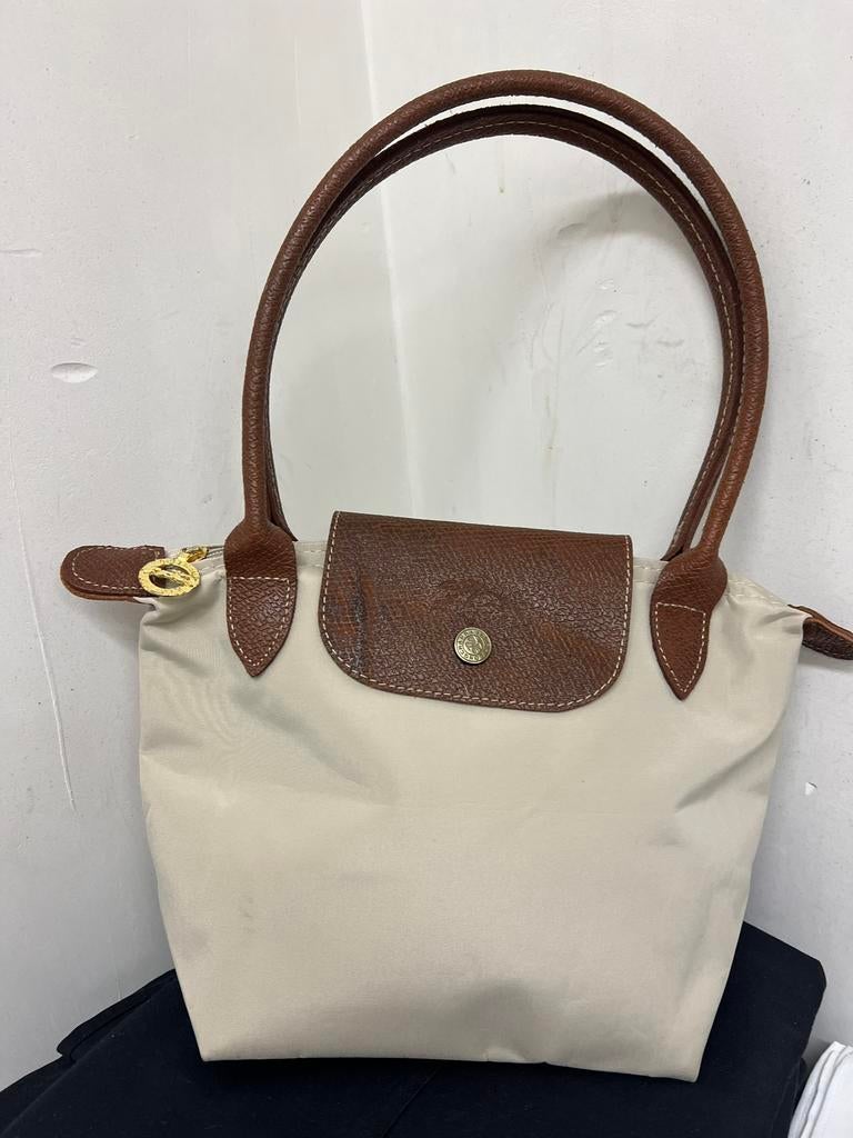Longchamps le pliage, Handtassen en Accessoires, Tassen | Damestassen, Ophalen of Verzenden, Nieuw, Beige
