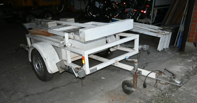 Aanhangwagen Geremd 750kg Stevig Frame, Ophalen, Gebruikt