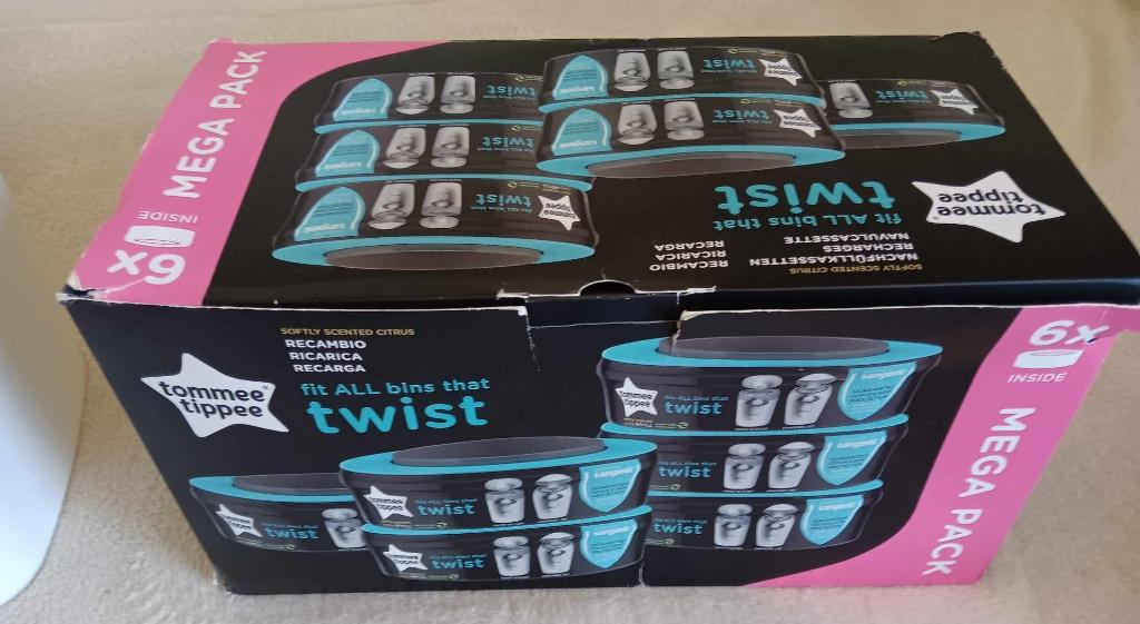6 Nieuwe cassettes tommee tippee twist  + gratis luieremmer, Kinderen en Baby's, Ophalen, Nieuw, Luieremmer, Sangenic