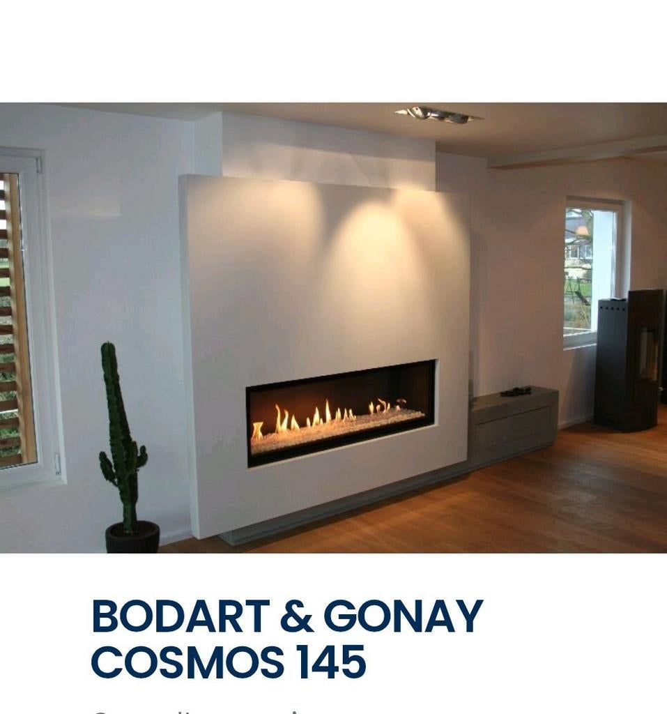 Bodart & Gonay cosmos 145, Enlèvement, Cheminée au gaz