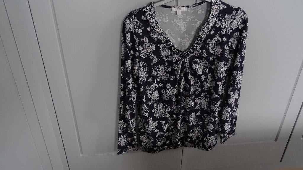 BLOUSE PTC NIEUW, Kleding | Dames, Blouses en Tunieken, Maat 38/40 (M), Blauw, Nieuw, Ophalen of Verzenden