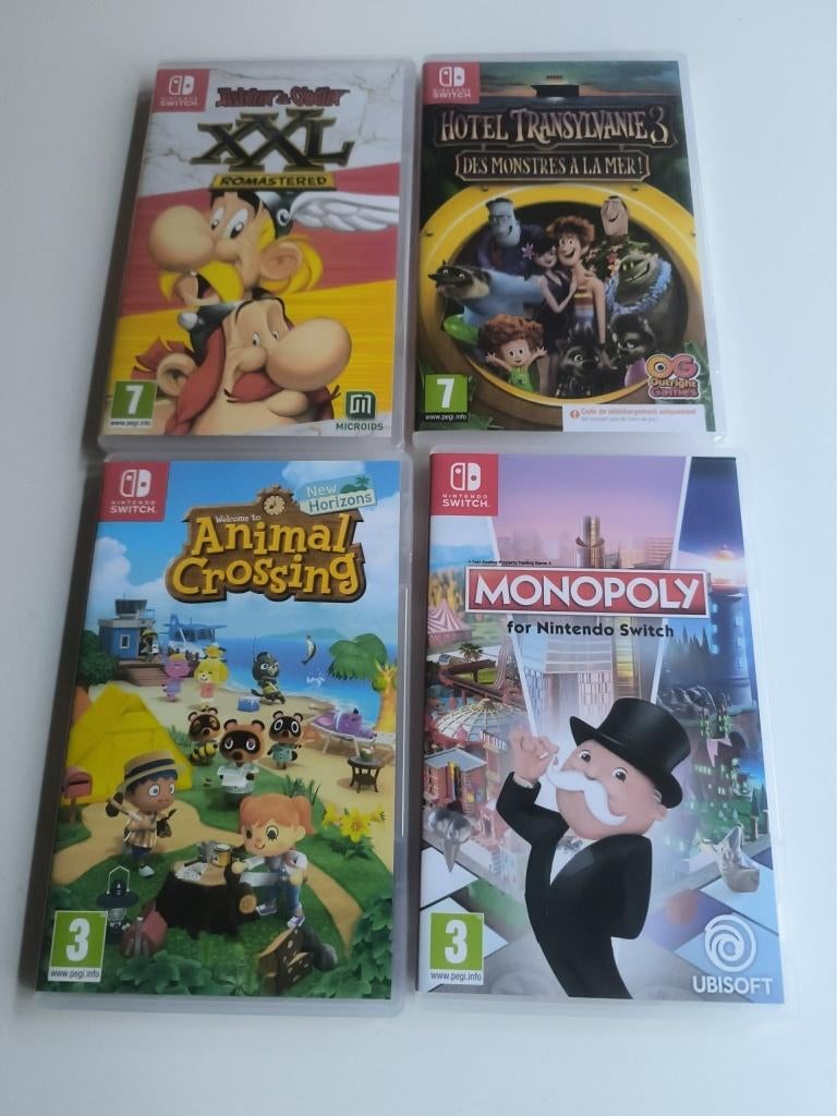 Lot de 4 jeux nintendo switch dont 2 sous blister, Enlèvement ou Envoi, Comme neuf