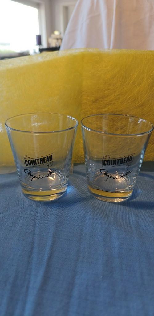glazen Cointreau 2 stuks, Collections, Enlèvement ou Envoi, Comme neuf, Verres et Verres à shot