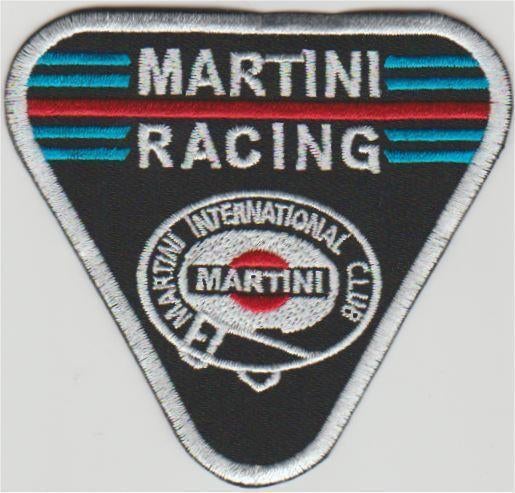 Martini Racing stoffen opstrijk patch embleem #3, Envoi, Neuf