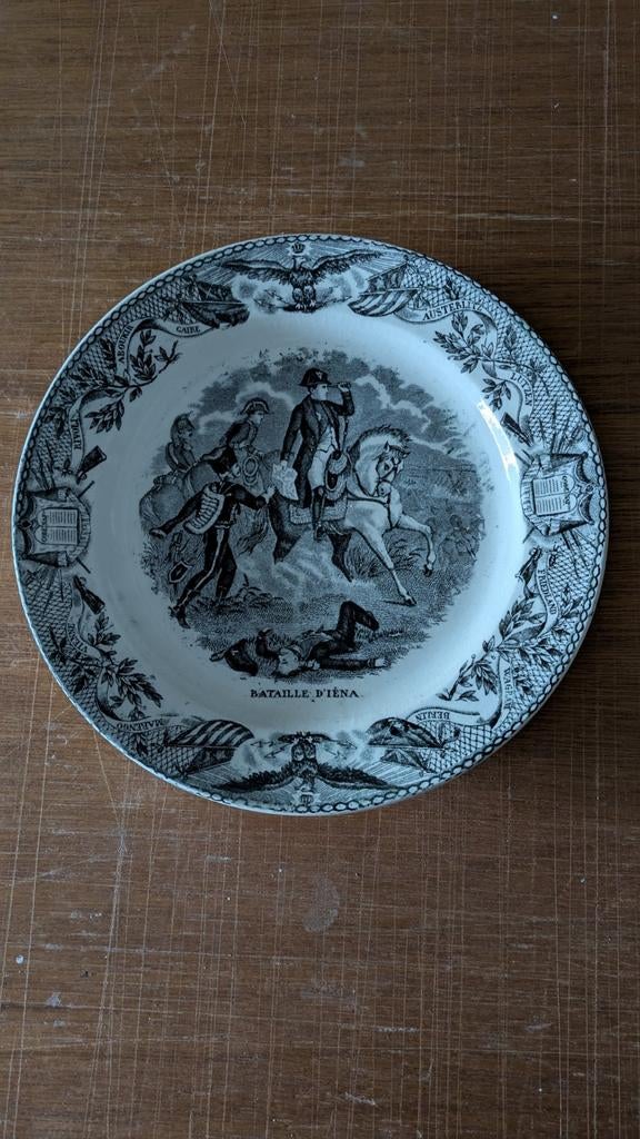 Een ceramiek bord van Napoleon., Antiek en Kunst, Antiek | Wandborden en Tegels, Ophalen