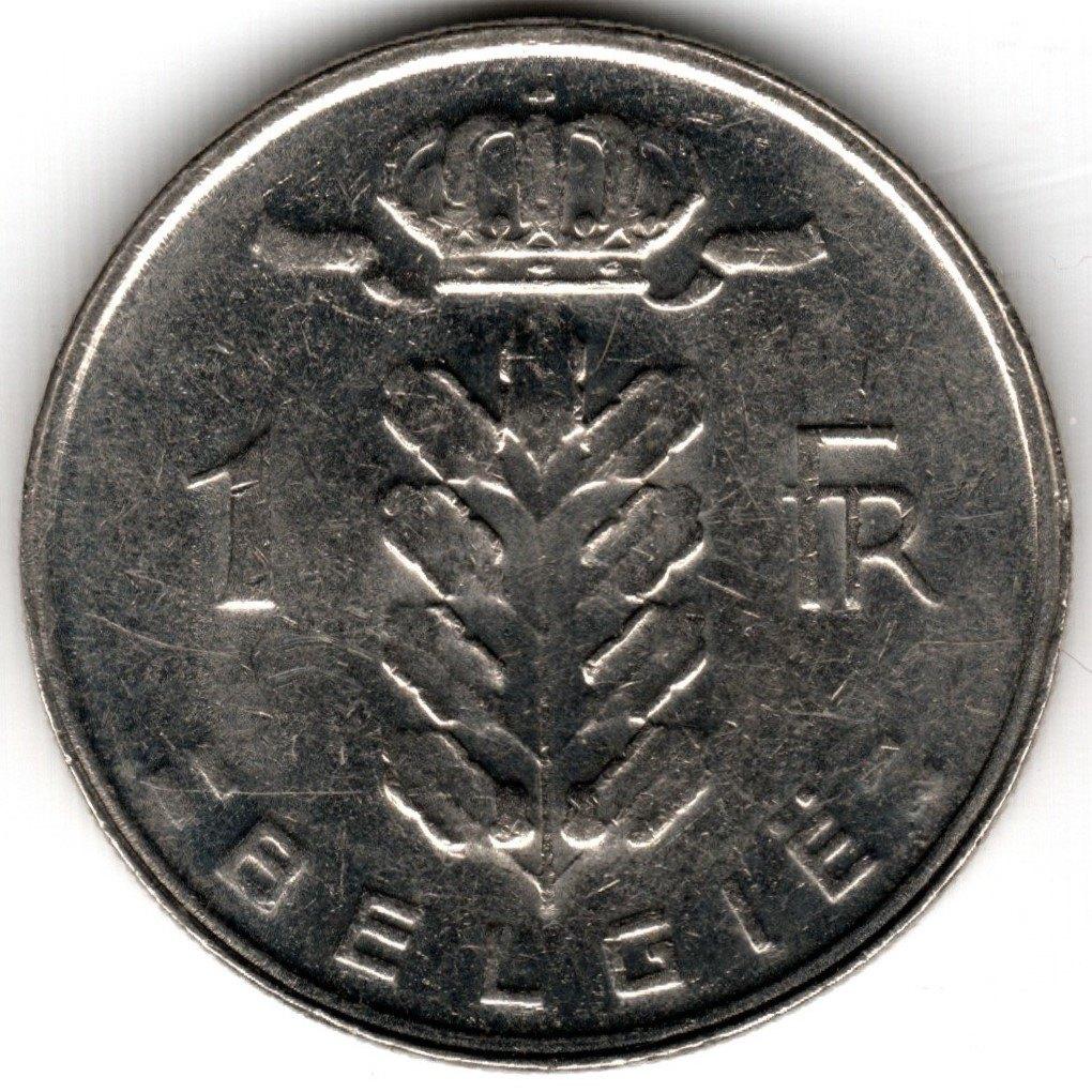 België : 1 Frank 1988 Nederlands  Morin 655  Ref 15005, Ophalen of Verzenden, Metaal, Losse munt