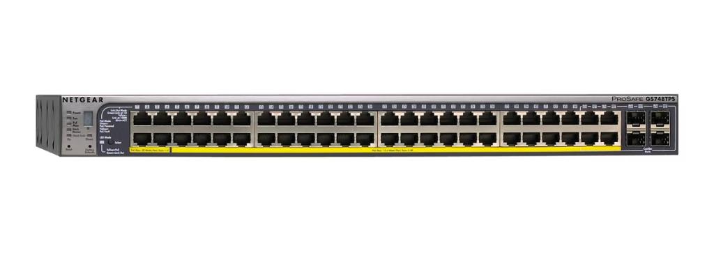 Netgear ProSafe GS748TPS managed switch, Ophalen of Verzenden, Gebruikt
