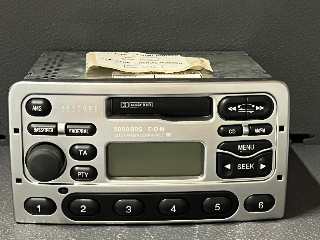 OEM Ford 5000 RDS EON autoradio-cassette, Ophalen of Verzenden, Nieuw
