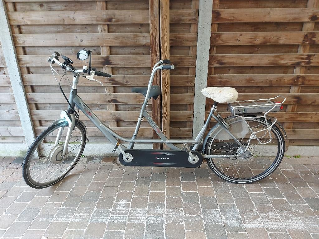Elektrische tandem, Fietsen en Brommers, Ophalen, Gebruikt, Minder dan 10 versnellingen, Sparta