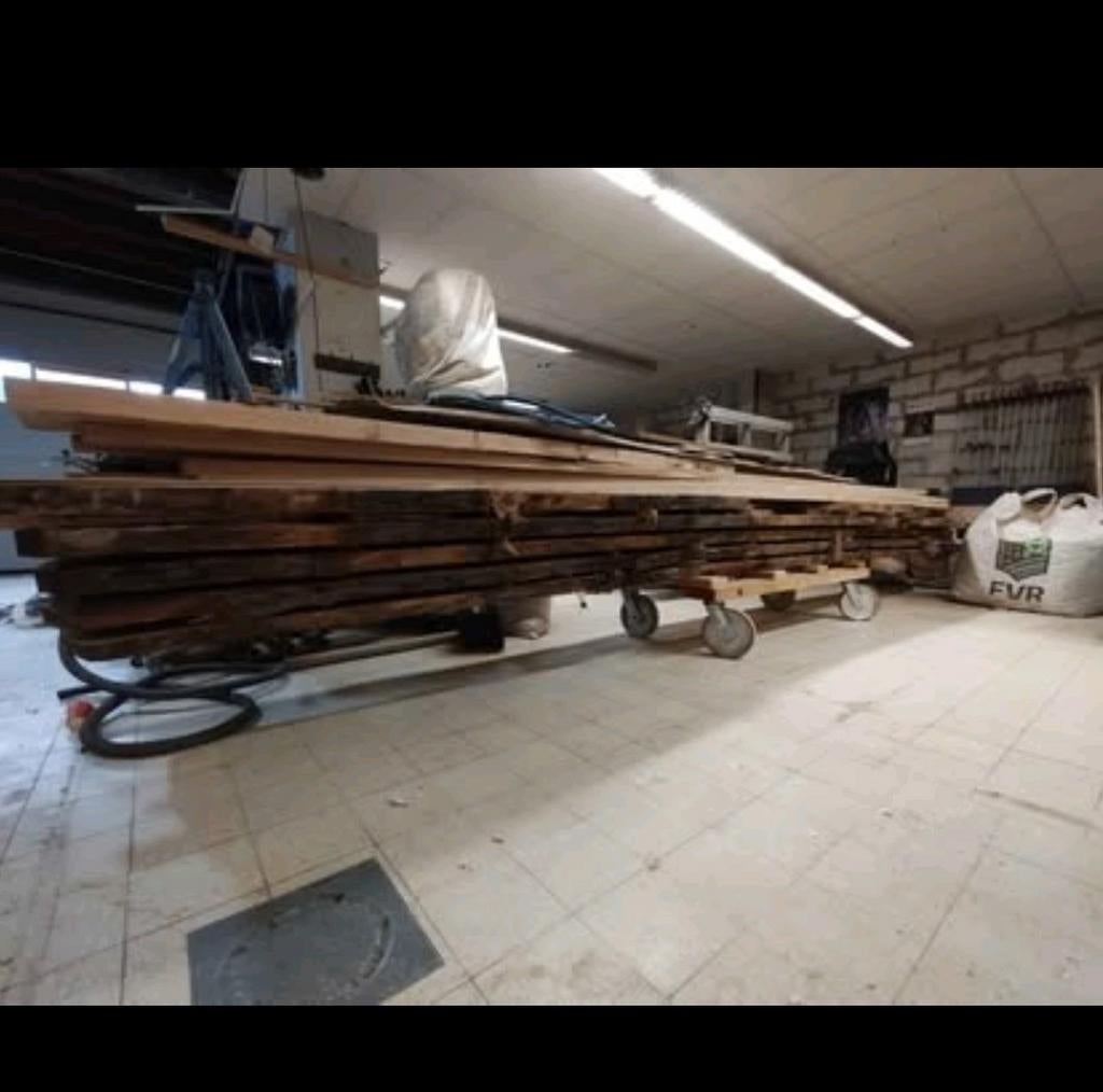 Eik slab boolhout, Ophalen