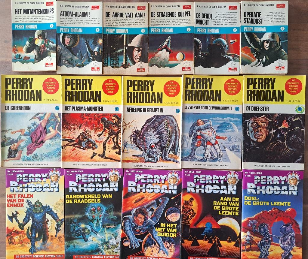 Perry Rhodan - Volledige reeks, Ophalen, Gelezen, KH SCHEER & CLARK DARLTON