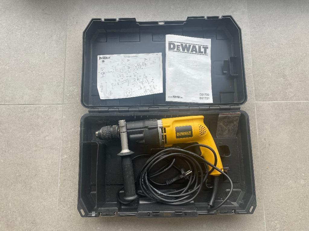 Perceuse à percussion Dewalt - 650W, Bricolage & Construction, 600 watts ou plus, Mécanisme de percussion, Comme neuf, Enlèvement