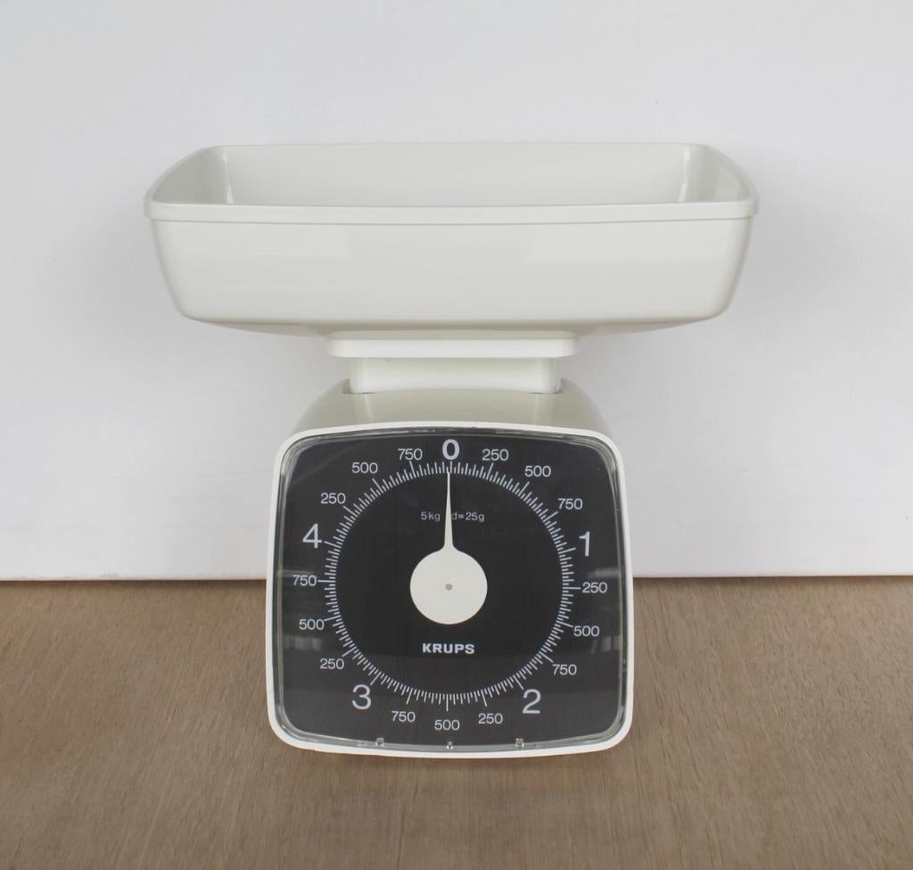 Balance vintage Krups n 835, Enlèvement ou Envoi, Comme neuf, Blanc