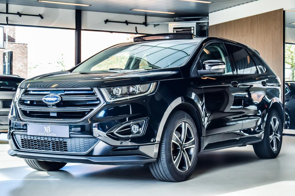 Ford Edge 2.0 TDCI Bi-Turbo Sport 02/2017, Auto's, 4 cilinders, 0 kg, Zwart, Edge