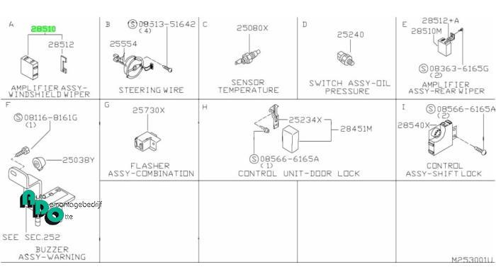 Module essuie-glace d'un Nissan Terrano (Terrano II 93-), -, 3 mois de garantie, Utilisé, -