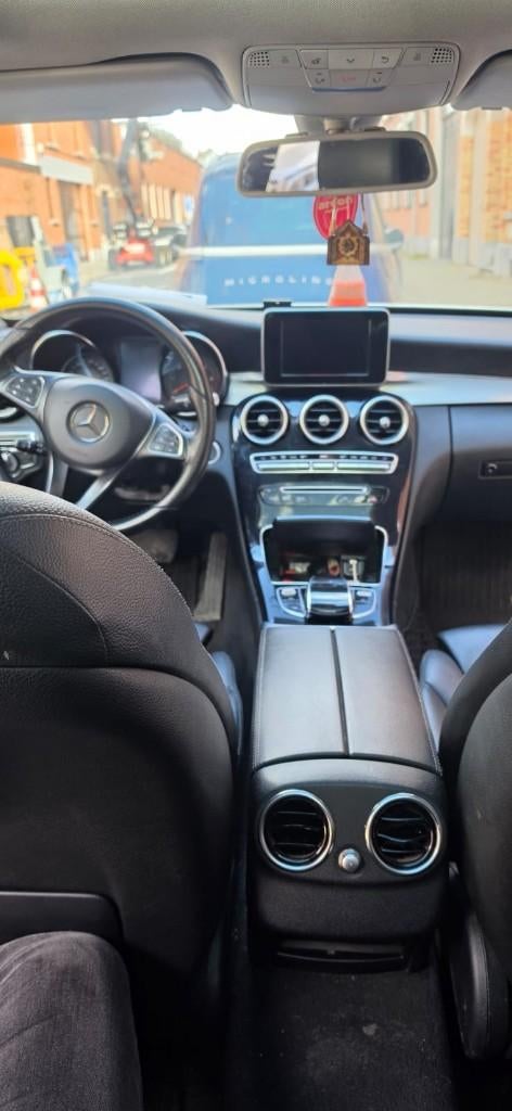 Mercedes benz classe c 200. 2015, Autos, Cuir, Argent ou Gris, Achat, Entreprise