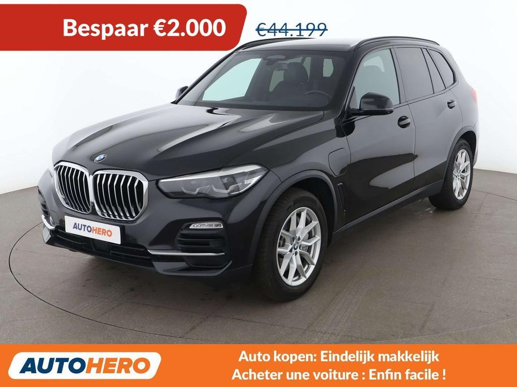 BMW X5 xDrive 45e (bj 2019, automaat), Auto's, Automaat, Gebruikt, Zwart, Leder