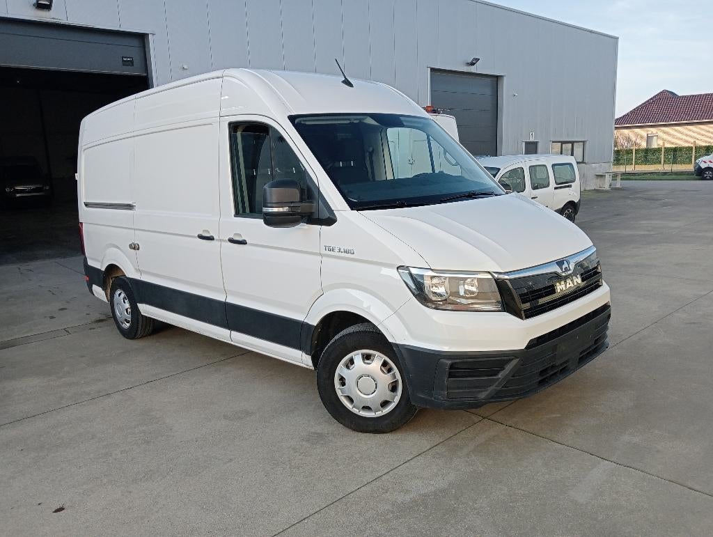 MAN TGE FG VAN Anne 2020 158556.KM C T ET CAR PASS OK, Autos, Camionnettes & Utilitaires, Euro 6, Entreprise, 3 places, Boîte manuelle