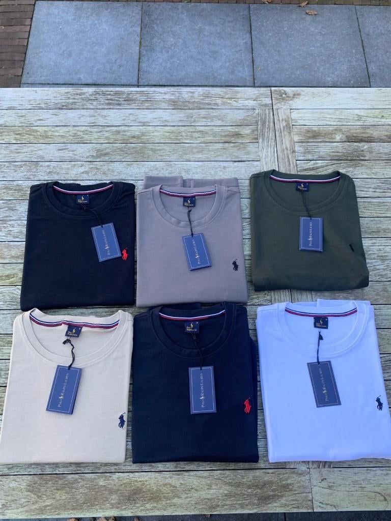 RALPH LAUREN T-SHIRTS, Kleding | Heren, T-shirts, Wit, Nieuw, Overige maten, Ophalen of Verzenden
