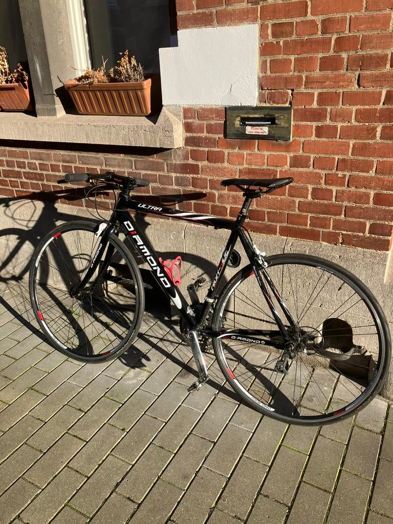 Velo Diamond Racino Series T53, Vélos & Vélomoteurs, Vélos | Vélos de course, Utilisé, Autres marques, Plus de 20 vitesses, 53 à 57 cm