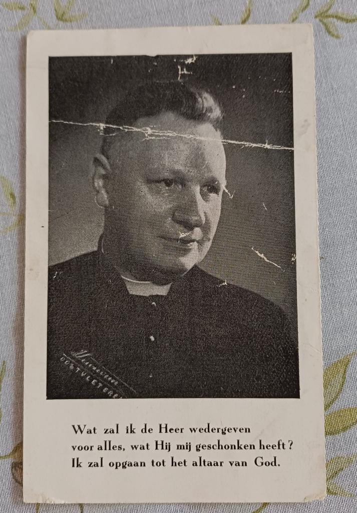 Aandenken 1955 - M. Ghesquiere 25 jaar priester, Ophalen of Verzenden