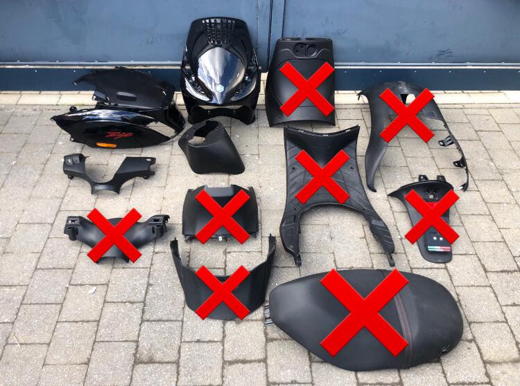 Piaggio zip onderdelen 2025, Fietsen en Brommers, Ophalen of Verzenden, Zo goed als nieuw, Zadel, Piaggio