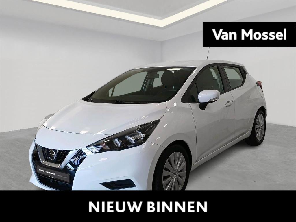 Nissan Micra, Auto's, Nissan, Stof, Gebruikt, Wit, https://public.car-pass.be/vhr/0f3d9f0e-ef3a-4774-9ebc-d888bdd80db3