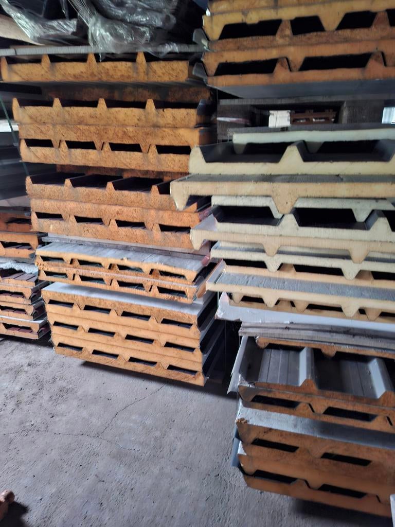 Lot eco panelen,sdw dakpanelen,7 eur per lopende meter, Doe-het-zelf en Bouw, Ophalen