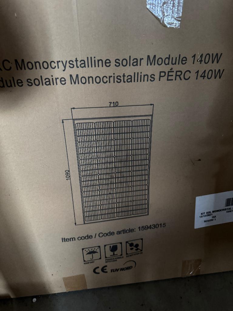 kit panneau solaire, Enlèvement, Neuf