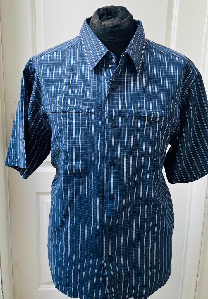 The North Face overhemd – maat L – blauw geruit, Kleding | Heren, Blauw, Ophalen of Verzenden, Zo goed als nieuw, Halswijdte 41/42 (L)