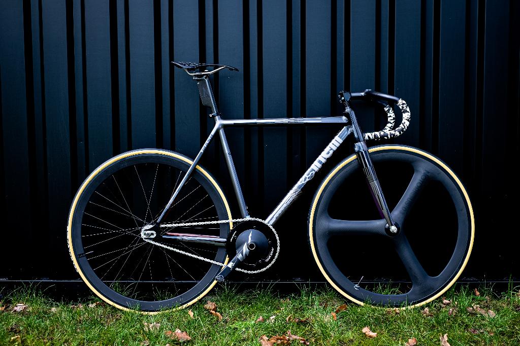 Cinelli MASH pistefiets, zwart, maat 54, Columbus alu, Autres marques, Moins de 10 vitesses, Comme neuf, Enlèvement