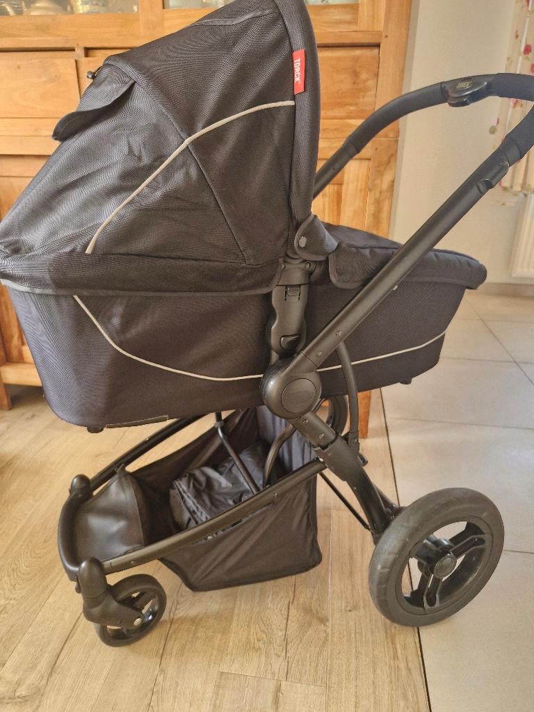 Kinderwagen / buggy en adapters voor maxi cosi (3 in 1), Kinderen en Baby's, Gebruikt, Met reiswieg, Ophalen, Kinderwagen