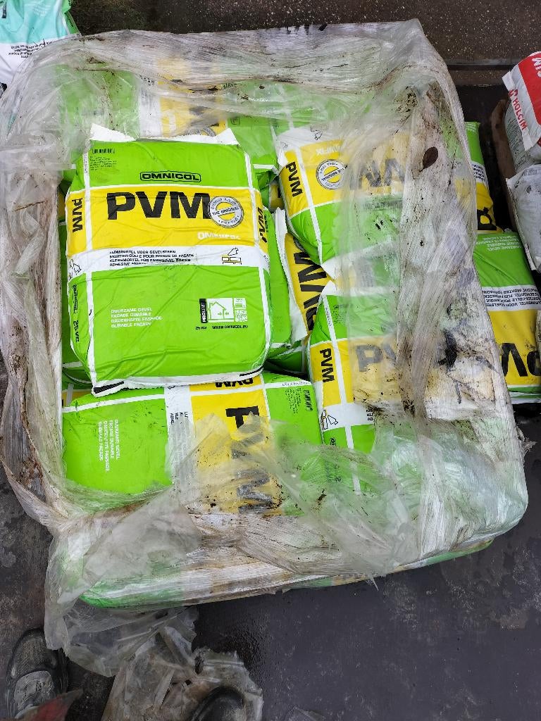 OMNICOL PVM, GEVELLIJM. 2 palletten. 2027 houdbaar., Doe-het-zelf en Bouw, Ophalen, Nieuw, Bakstenen