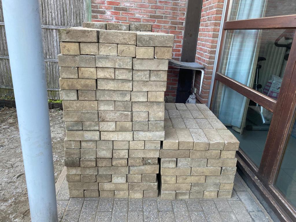 Stenen, Tuin en Terras, Terrasdelen en Vlonders, Ophalen, Gebruikt