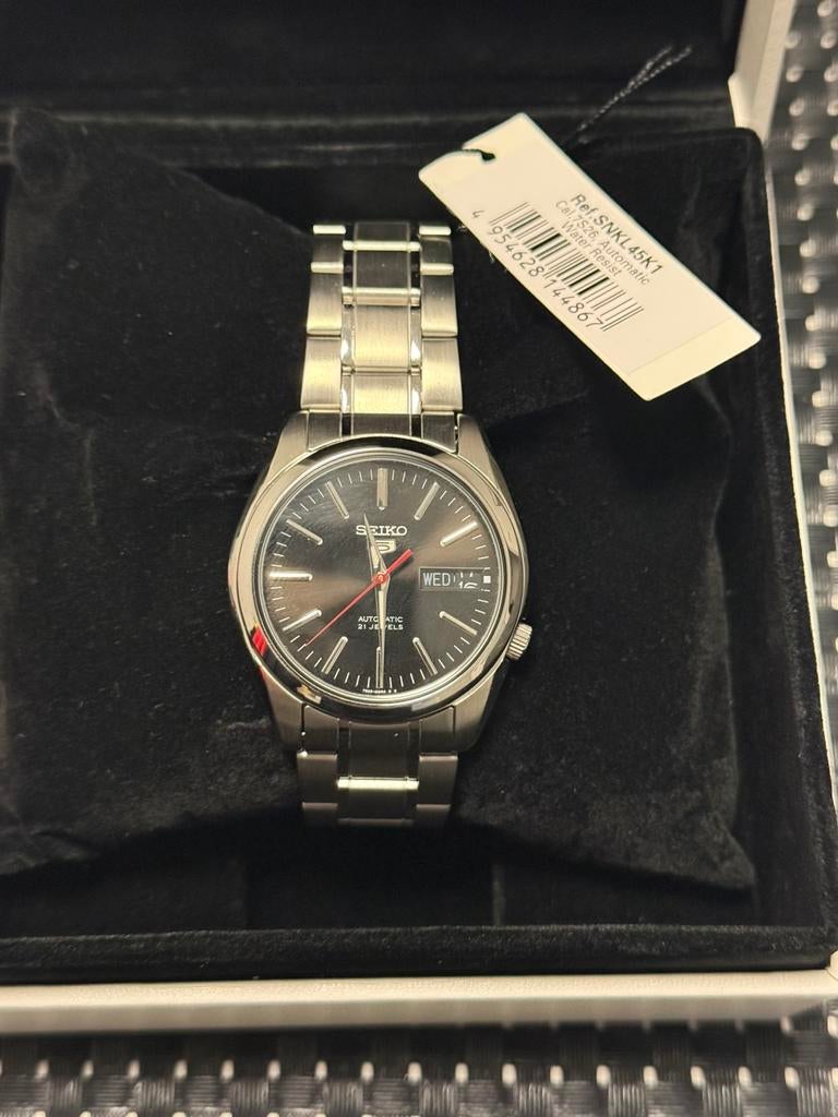 Seiko 5 - automatic - nieuw, Handtassen en Accessoires, Horloges | Heren, Ophalen, Staal, Polshorloge, Nieuw
