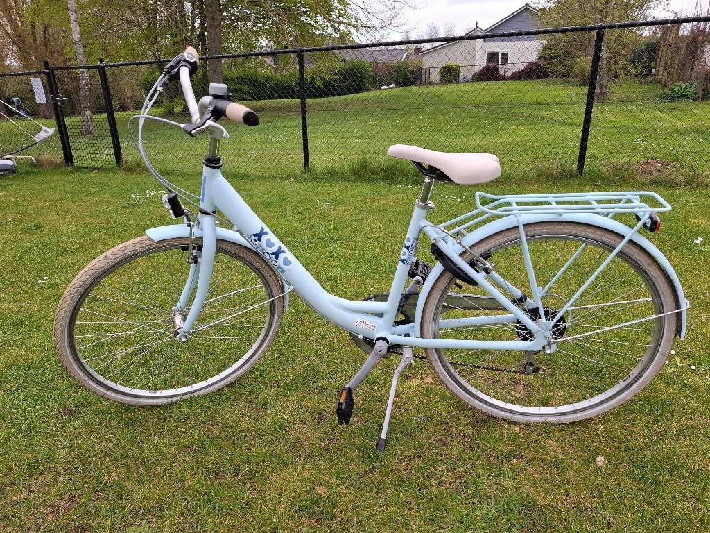 BFK fiets blauw meisjes 9-12 jaar, Ophalen, Gebruikt, BikeFun Kids (BFK), Versnellingen