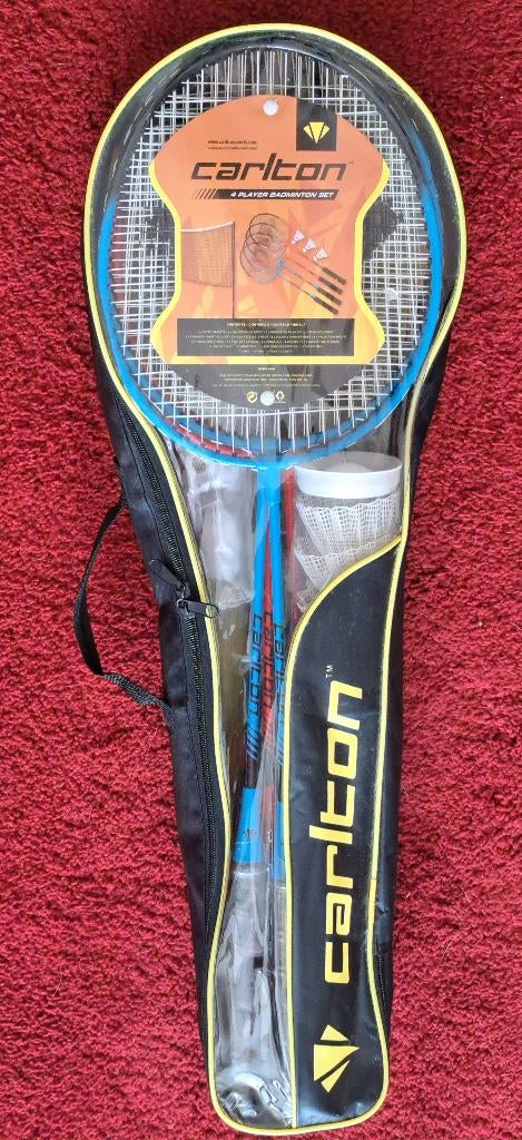 Badmintonset voor 4 spelers - Carlton, Sport en Fitness, Badminton, Ophalen of Verzenden, Nieuw